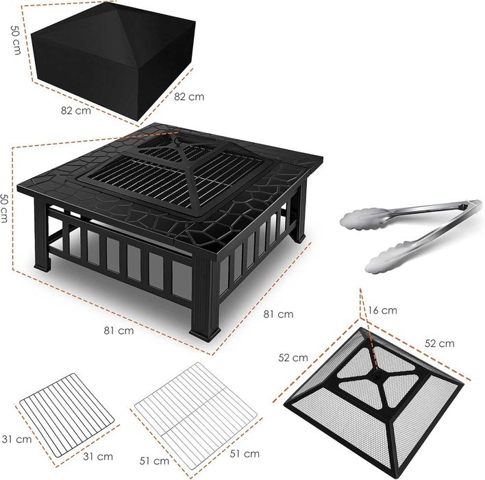 Fire Pit 3 em 1 NOVO