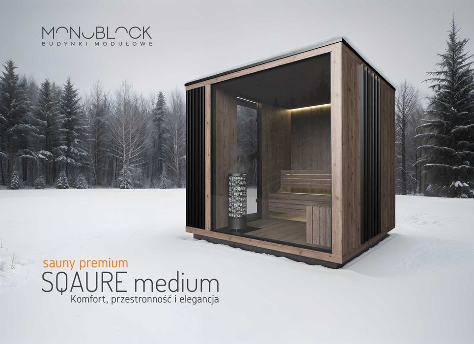 Sauna ogrodowa zewnętrzna