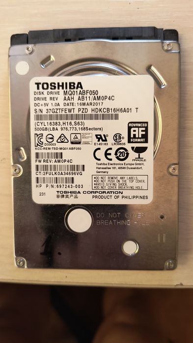 hdd 25 500gb - купить комплектующие для ПК - Цена на OLX.ua