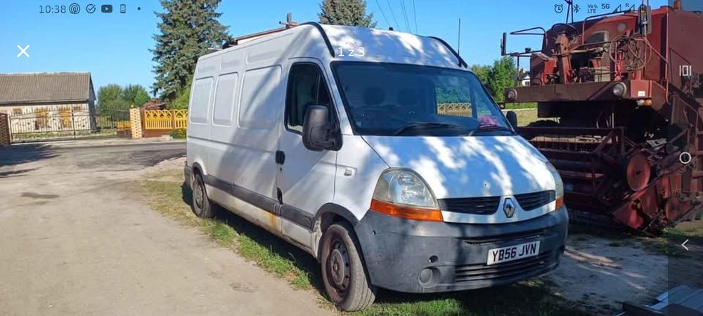 Renault master 2.5dci anglik