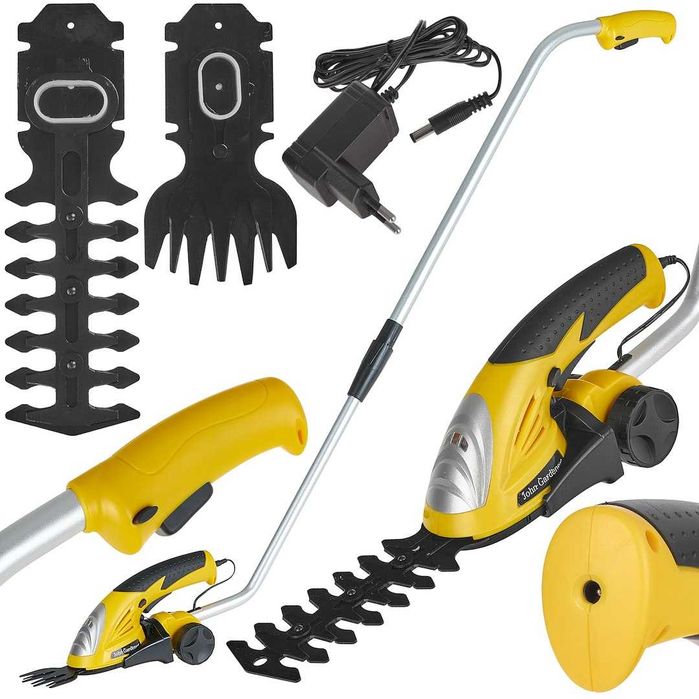 Nożyce akumulatorowe do trawy/krzewów 7.2V z rączką