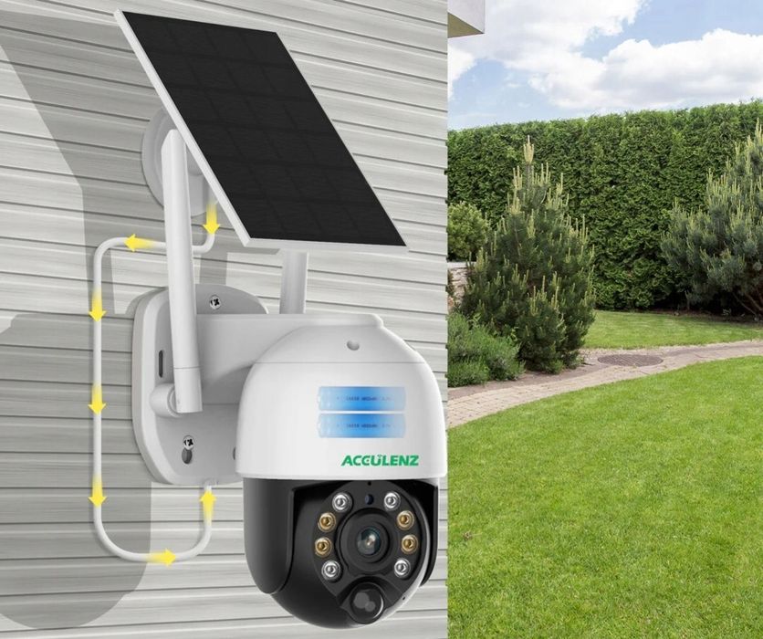 Acculenz BD4 Kamera zewnętrzna z panelem solarnym