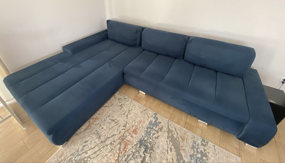 Narożnik z funkcja spania