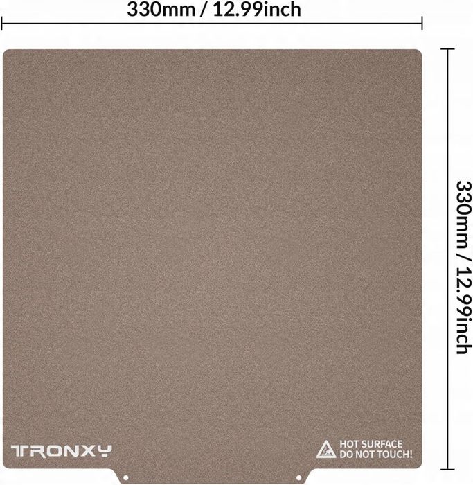 Płyta PEI do drukarki 3D 330x330mm do modelu X5SA/X5SA PRO