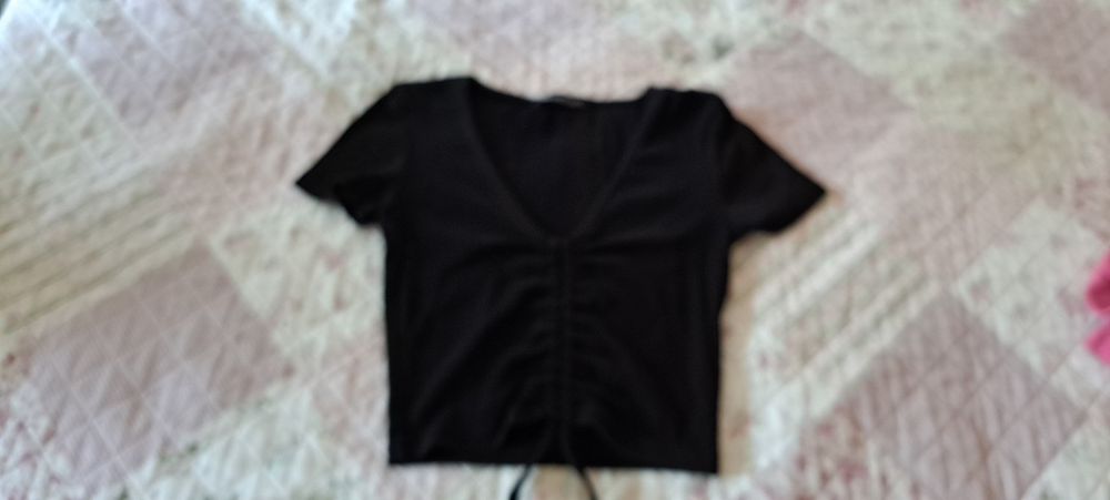Top zara preto s