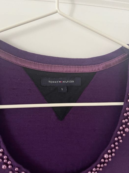 Tommy Hilfiger t-shirt Fioletowy r. S