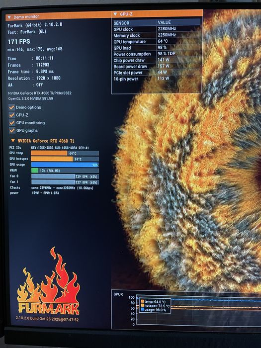 Продам Игровой компьютер i5-14400F rtx 4060 Ti RAM DDR5-16gb