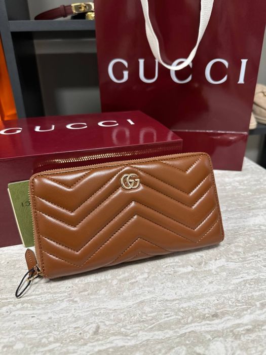 Кошелек Gucci гаманець повний комплект бутика премиум сегмент люкс якість натуральна шкіра