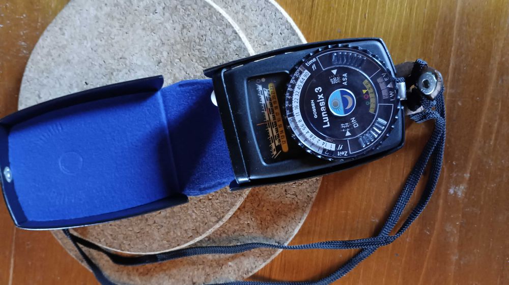 Fotometro Gossen lunasix como novo.