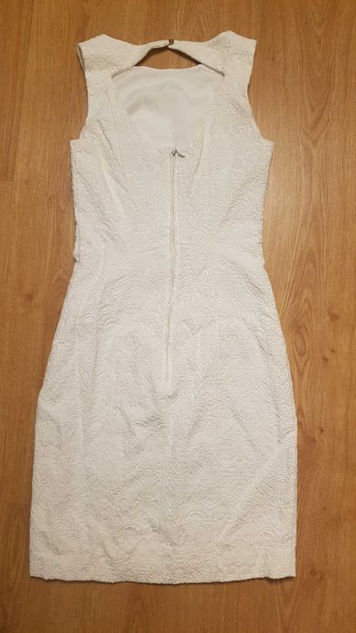 Sukienka z koronkowym tłoczeniem H&M 34 wieczór panieński poprawiny