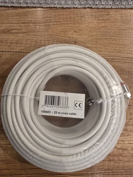 Kabel koncentryczny z koncowkami