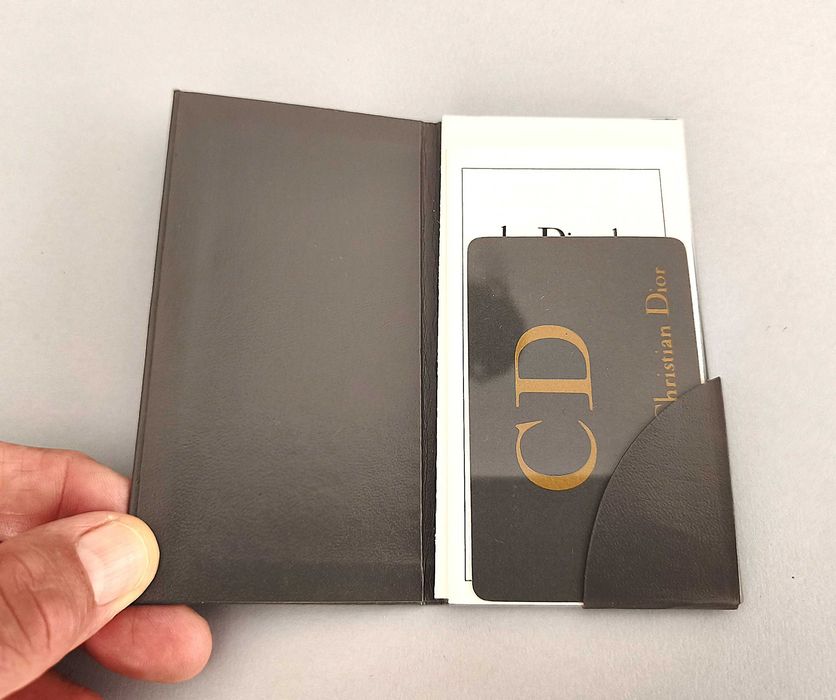 80's/90's CHRISTIAN DIOR Bolsa com Cartão de Garantia de Relógio + Libretos
