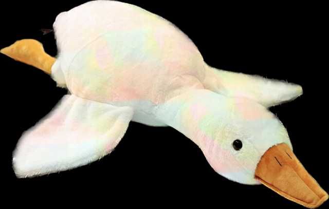 Gęś maskotka , poduszka przytulanka gigant 160 cm kolorowa