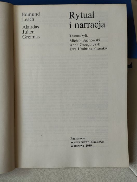 Leach rytuał i narracja