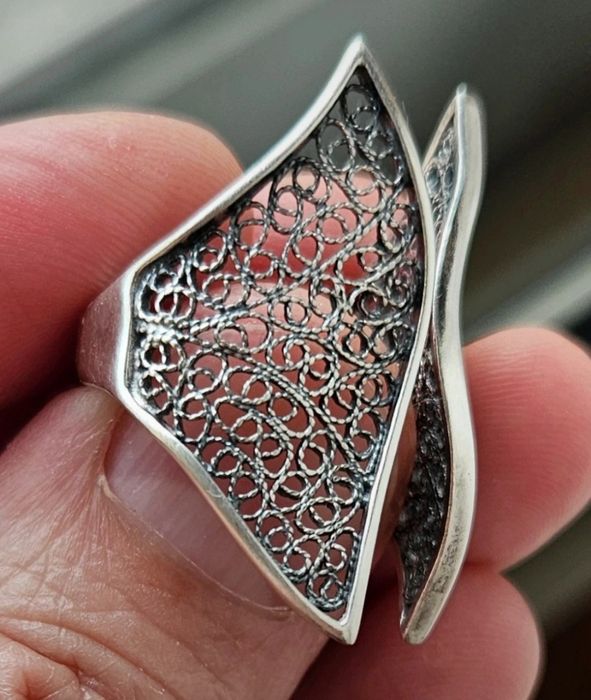 Anel Filigrana Portuguesa - prata 925