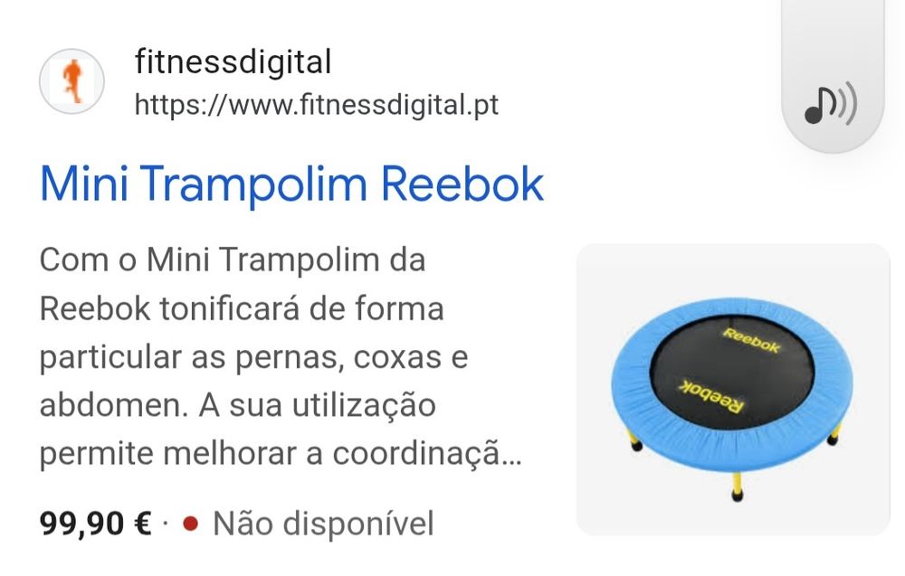 Trampolim  Reebok fitnes
