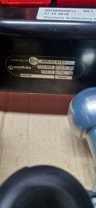 BMW X3 G01 hak holowniczy elektryczny Westfalia