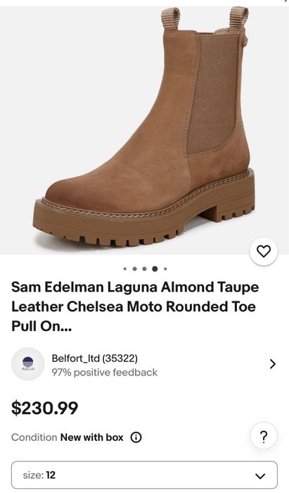 ОРИГІНАЛ челсі Sam Edelman laguna 2 decert olive
