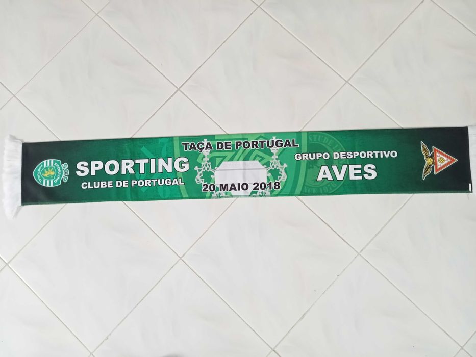 Cachecol Sporting-Aves JUVE LEO- Novo