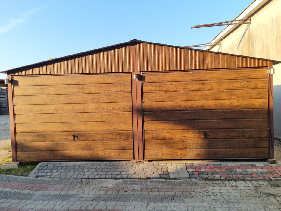 Garaż blaszany 6x6, uzywany