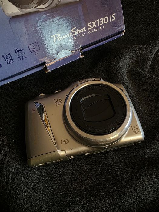 Canon PowerShot SX130 IS | Kompletny Zestaw | aparat cyfrowy Y2K