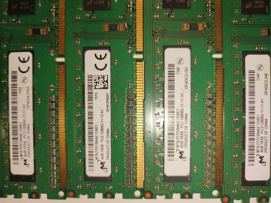 16GB RAM (4GBx4) ddr3 1600mhz