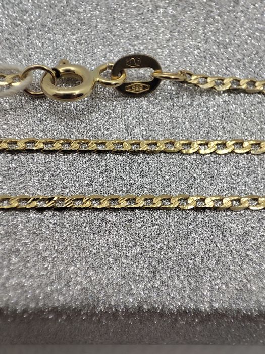 Nowy złoty łańcuszek, Pancerka. Złoto 14k / 585. Długość 50cm. Polecam