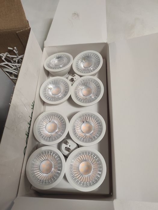 Zestaw 10 lampek LED sufitowych