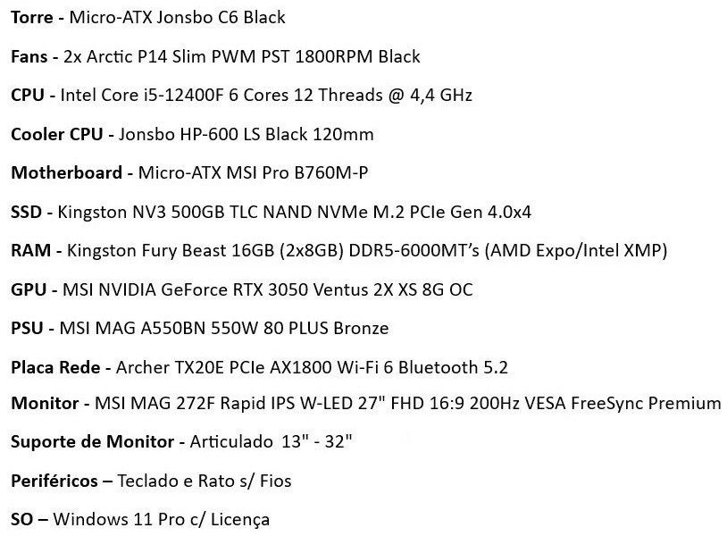 PC Computador Trabalho Gaming458782269989212163