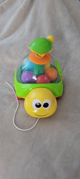 Liczący żółw Smily Play z piłeczkami, zabawka edykacyjna