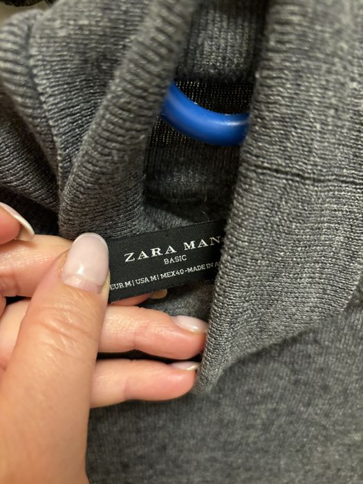 Szary golf zara men uniwersalny