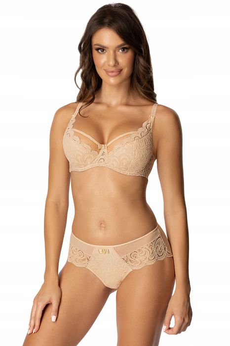 Róża Saraja Biustonosz Półusztywniany Beżowy R. 90E