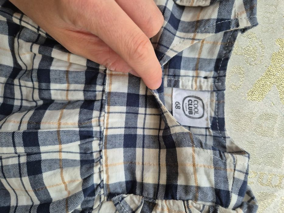 Sukienka w kratkę Cool Club rozm. 68