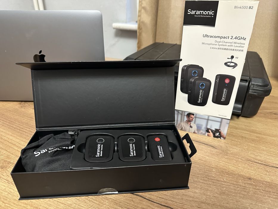 Безпровідна радіосистема Saramonic Blink 500 B2/петличні мікрофони