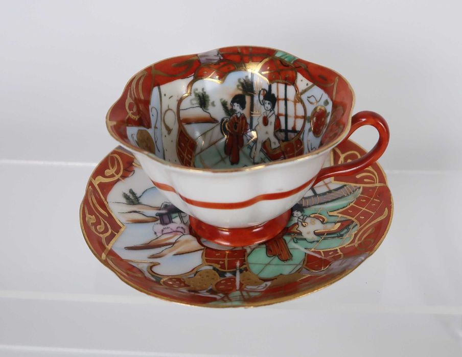 Serviço de café Vista Alegre motivo Oriental