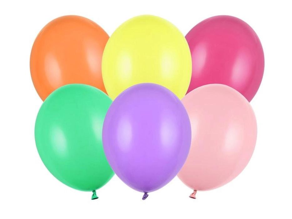 Balony Strong pastelowe 30cm 100szt PartyDeco