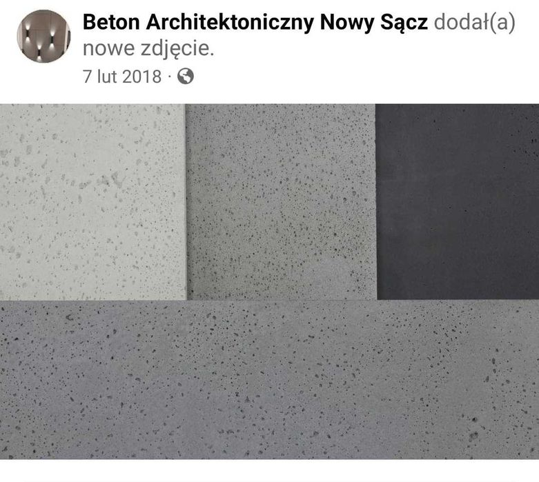 Beton architektoniczny orginalne płyty 120x60x2cm do wyboru 4 kolory