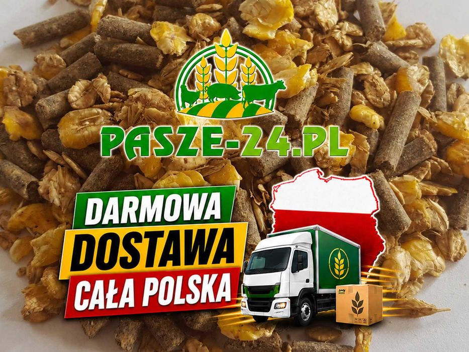 Musli dla cieląt BEZ GMO pasza płatki kukurydziane prestarter dla cielaków musli smaczne chętne pobieranie pasze przyrosty odchów cieląt witaminy 25kg