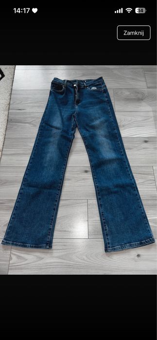 Spodnie jeans damskie