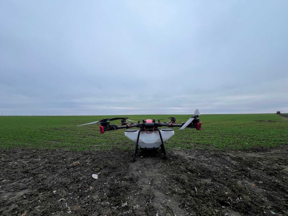 Обприскування агродронами.Десикація, Внесення ЗЗР. XAG P100PRO DJI T50