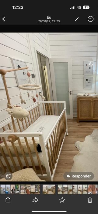 Berço zara home em muito bom estado