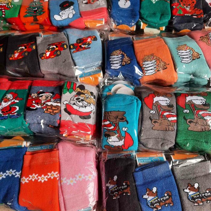 Шкарпетки дитячі махрові  і демисезонні , носки детские зимние и деми