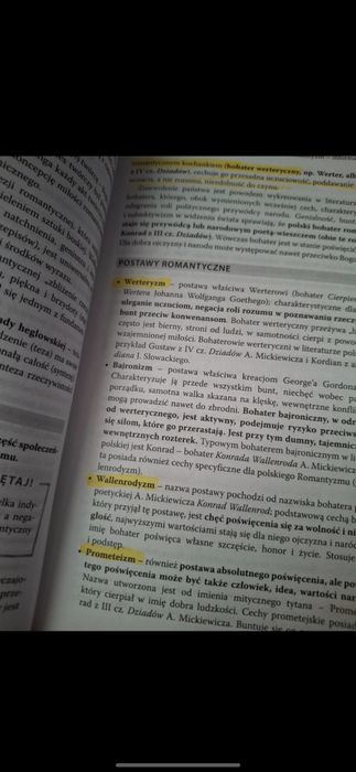 Ściąga 2 opracowania liceum romantyzm i pozytywizm