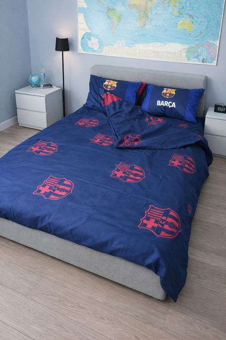 Дитяча постільна білизна футбольний клуб Барселона, подарунок для фана