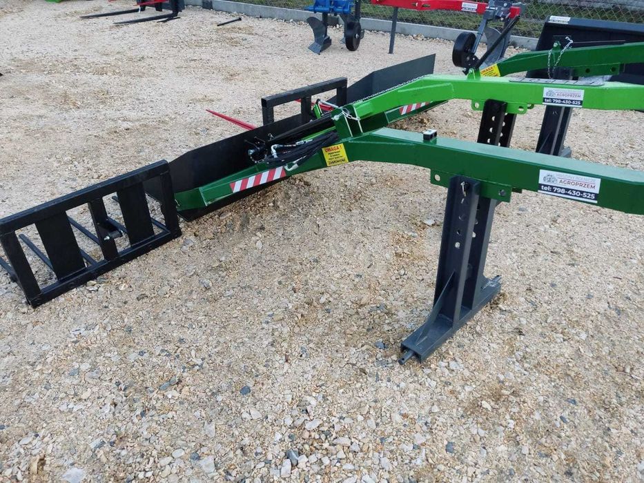 Mocny masywny Tur na tył ciągnika podnośnik tuz widły do obornika nowy