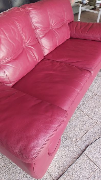 Sofás em pele genuina como novo