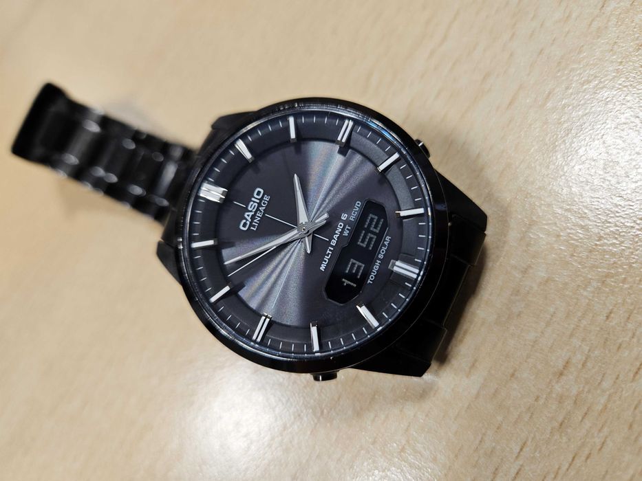 Zegarek męski Casio LCW-M170 Ładowanie Solar Szkło Szafir czarny