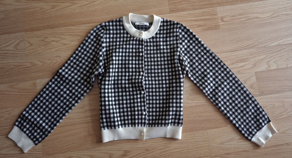 Reserved J.Nowy Sweter Dziewczęcy! Pepitka! Wiskoza! Roz.158!