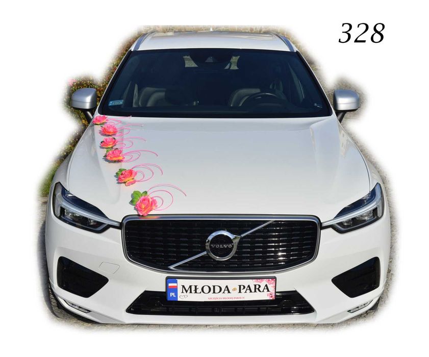 Ozdoba dekoracja na TWÓJ samochód do ślubu auto weselne 328
