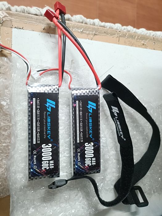 Baterias lipo 7.4v 3000mha 60c